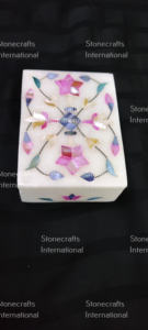 Caja de almacenamiento de joyería de mármol hecho a mano, trabajo de nácar más vendido disponible a precio mayorista - Product Image 5