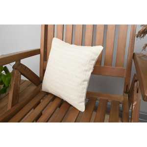 Cojín de lana de 12x12 bohemio Beige tejido y bordado patrón Vintage cojín decorativo rústico para uso en sofá - Product Image 3