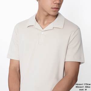 TST 9178 Chemises pour hommes en tissu interlock confortable, design classique à col coupé - Product Image 6