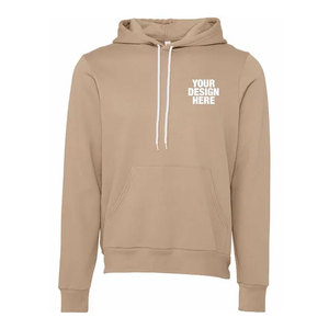 Sudadera con capucha unisex de gran tamaño para hombre Bella + Canvas 3739 Sudadera con capucha unisex de poliéster de algodón polar con cremallera completa - Product Image 3