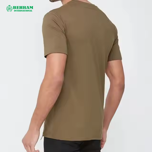 Summer New 100% Cotton White Solid Causal O-Neck Basic T-Shirt Loose fit Male Custom T-Shirt Men Plain - Product Image 1