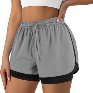 Quantité minimale de commande bas 100% Polyester Séchage rapide Gym Fitness Workout Athletic Running Training Shorts pour femmes - Product Image 4