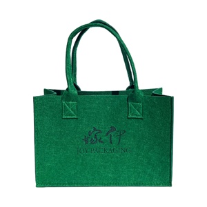 Bolsa de Fieltro Plegable Portátil con Logotipo Personalizado en Varios Colores - Product Image 1