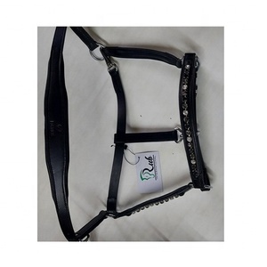 Alta calidad Negro Diseñador Guanine Nylon Estilo occidental Caballo Brida Estilo internacional Cuero Halter Accesorio - Product Image 4
