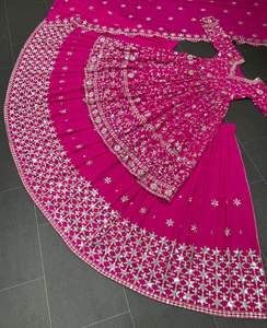 Occasions spéciales Georgette tissu lefngha choli avec broderie pour femmes à bas prix - Product Image 3