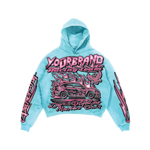 เสื้อพูลโอเวอร์ผ้าฝ้ายแท้ 100% คุณภาพสูง ซักกรด ระบายอากาศได้ดี ผ้าฟลีซหนานุ่ม ทรงหลวม ไหล่ตก ซิปคู่ สำหรับฤดูหนาว - Product Image 2