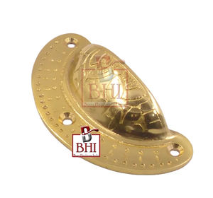 Juego de 4 Tiradores de Cajón de Metal, Latón, para Cocina, Muebles, Estilo Antiguo, Vintage, con Forma de Concha - Product Image 2