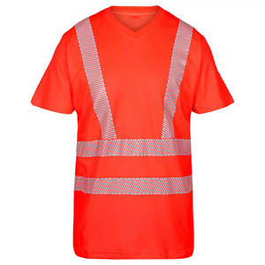 2026 Roadway Safety <b>T</b>-<b>Shirts</b> High Quality Construction <b>T</b>-<b>Shirt</b> Short Sleeve 3M Reflective Strips <b>Hi</b> <b>Vis</b> Work <b>T</b> <b>Shirts</b> for Men - Product Image 1