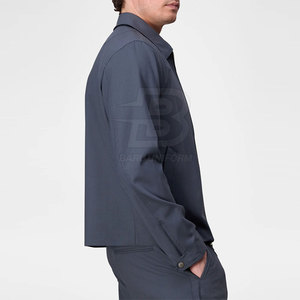 Veste en sergé 100% coton pour homme, best-seller de l'hiver, haute qualité, respirante, dernier design - Product Image 4