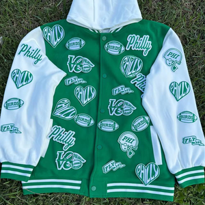 Veste de sport vintage personnalisée de style universitaire des années 90 pour hommes et femmes, veste de sororité et de fraternité - Product Image 3