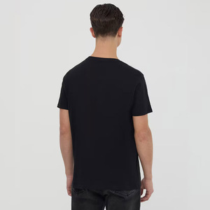 เสื้อยืดผ้าคอตตอนพิมพ์โลโก้ได้ตามต้องการเสื้อยืดลำลองสำหรับทั้งชายและหญิง - Product Image 4