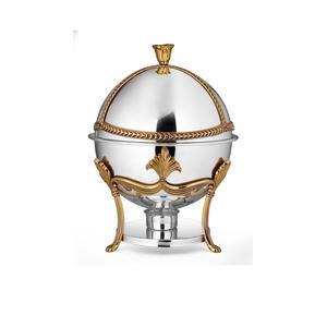 Plato de frotamiento de acero inoxidable para uso en exteriores con marco resistente a la intemperie para fiestas en el jardín y catering para eventos - Product Image 1