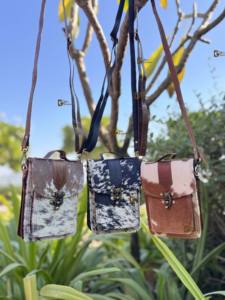 Sac à main élégant en cuir véritable avec fourrure de cheval, sac à bandoulière, sac bohème de luxe de haute qualité, multi-usages - Product Image 5