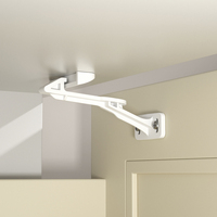 6 pièces Support de couvercle de sécurité pour armoire bébé avec petite tête de fixation supérieure, installation par vis uniquement