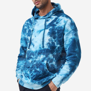 เสื้อฮู้ดผู้ชายสีทึบพร้อมฮู้ดผ้าคอตตอน - Product Image 2