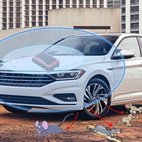 Répulsif à ultrasons pour rats automobiles avec capteur de vibration intelligent et double lumière clignotante