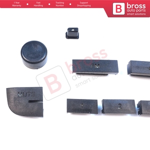 Ensemble de boutons pour autoradio CD MP3 BDP1660 pour Blaupunkt Linea Fiorino 225 Grande Punto 199 Nemo Bipper 2007-16 - Product Image 3