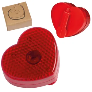 RALF Personalized Heart-Shape Light <b>Clip</b> Customizable Reflective Stickers & Gadgets for Promotions - Product Image 1