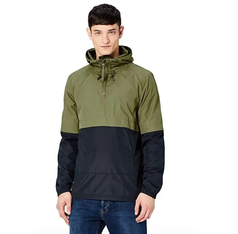Winter Wholesale 2023 Men's Two Color Stand Collar Lightweight Yachting Coaches Windbreaker Jacket Men Elongated Edition Jacket