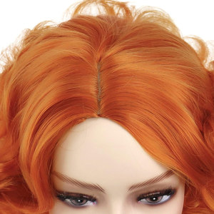 Peluca de cabello humano lista para usar, cierre de encaje HD 5x5, línea de cabello precortada prearrancada, estilo ondulado, aspecto Natural sin pegamento, naranja - Product Image 6