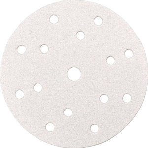 Disque de ponçage adhésif TYROLIT TFC 150 mm, grain 80, pour bois/peinture, 17 trous - Paquet de 100 - Product Image 1