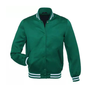 Customized Satin <b>Baseball</b> <b>Bomber</b> <b>Jacket</b> Team Name & Number Starter Embroidery Design Waterproof Breathable Windproof Outdoor - Product Image 6