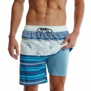 Ropa de calle con estampado de algodón 100% de peso pesado de alta calidad, pantalones cortos informales, pantalones de chándal para hombre, pantalones cortos Denimes para hombre - Product Image 3