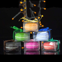 Candy Clear Geschenk box Transparente PVC-Kunststoff-Verpackungs box Kunden spezifische Pet Acetate-Verpackung Favor Macaron Box