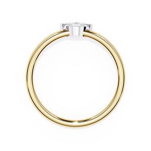 Anillo de Diamante de Lujo, Corte Marquesa, Cultivado en Laboratorio, Certificado IGI, VVS VS D E, Oro Blanco, Amarillo y Rosa de 14K, Anillo de Joyería Solitario para Regalo - Product Image 4