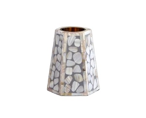 Boîte de plateau de brûleur d'encens Bakhoor Medkhan brûleur à bois de conception la plus récente avec incrustation de nacre et incrustation d'os parfum de bois de santal - Product Image 3