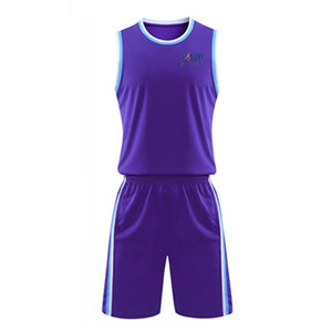 Professional Grade Printed Plus Size Basketball Uniform Includes Jersey Shorts Breathable Lightweight Polyester Customized Sizes - Product Image 1