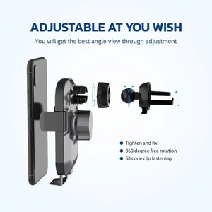 Cargador inalámbrico y soporte de teléfono para coche y iPhone, equipo novedoso para coche y iPhone KATA 2022 - Product Image 4