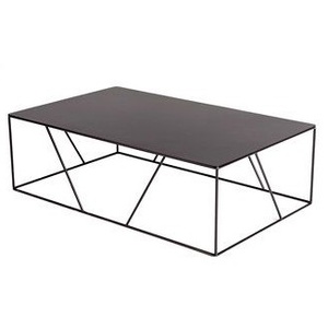Meubles style salon rond moderne pieds en métal argenté Table d'appoint en métal moderne - Product Image 6