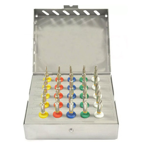 Kit conique 25 pièces avec bouchons pour implants dentaires guidés - Product Image 6