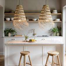 Abat-jour en métal laiton, rotin doum marocain, éclairage décoratif fait à la main, fournisseur en gros aux États-Unis, ETSY, EBAY, SHOPIFY, STOCK, dropshipping - Product Image 3