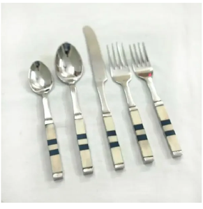 Ensemble de couverts en métal poli ensemble de couverts de ménage d'hôtel couverts de mariage ensemble de couverts de noël en acier inoxydable 304 de haute qualité - Product Image 6