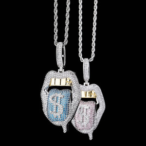 สินค้ามาใหม่สาวฮอตเงินมหัศจรรย์ลิ้นดอลลาร์14kt สร้อยคอจี้ทองสีทองแบบมีเอกลักษณ์สำหรับเครื่องประดับฮิปฮอปแร็ปเปอร์ - Product Image 2