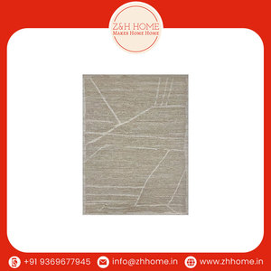 Tapis rectangulaire moderne en laine beige à nœuds faits à la main, antidérapant, lavable, à poils moyens, pour cuisine, hôtel, salle à manger, grand format - Product Image 4