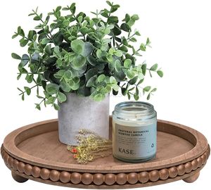 Ensemble de plateaux en bois New Look de couleur bambou chaude avec une forme d'arbre de Noël unique et un design charmant idéal pour la célébration des fêtes - Product Image 4