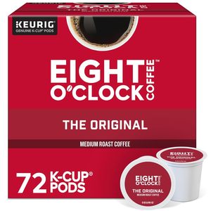 Café Eight O'Clock The Original, dosettes Keurig K-Cup individuelles, café torréfié moyen, 72 dosettes - Product Image 1