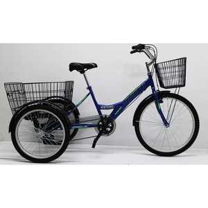 Bicicleta de Carga Dorello Sunday Modelo 3 con Llanta de 20 Pulgadas, Horquilla de Aluminio 2060 Azul y Cesta - Bicicleta Azul - Product Image 3