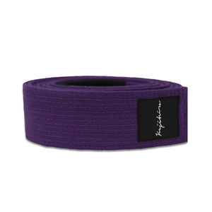 Cinturón de Jiu Jitsu Brasileño Core BJJ, Color Morado, Ligero, de Lona de Algodón, para Entrenamiento Profesional - Product Image 1
