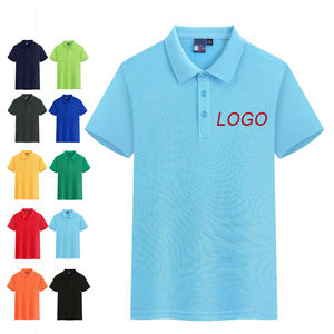 12 colores tamaño asiático impresión personalizada Logo camisetas uniforme 100% poliéster talla grande en blanco liso deportes Golf camiseta para hombres - Product Image 4