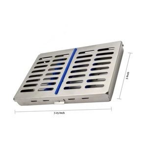 กล่องใส่เครื่องมือทันตกรรมสแตนเลส OMI Healthcare Supply 10 ชิ้น สำหรับฆ่าเชื้อ ได้รับการรับรองมาตรฐาน CE - Product Image 5