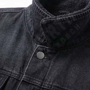 Chaqueta Vaquera de Mezclilla con Logotipo Personalizado de la Mejor Calidad para Hombre, Ajuste Cómodo, Estilo Casual, Bolsillos Laterales, Último Diseño, Prenda Exterior de Moda - Product Image 4