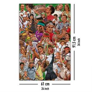 Tennis Legends Paper <b>Poster</b> for Wall Decor - Product Image 5