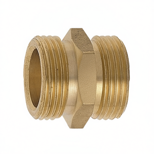 GEKA Paquete de 5 Conectores Macho Roscados de Latón Duradero de 1 1/4 Pulgadas para Conexiones de Agua de Jardín - Product Image 3