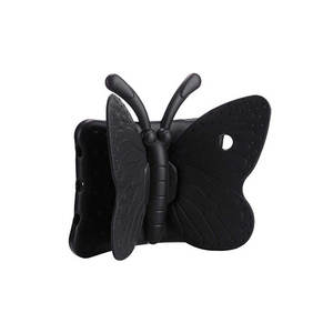 Étui de protection pour tablette Netzy Compatible Butterfly Stand pour iPad 2ème génération Mini 5 Pro 11 Noir TPU - Product Image 2