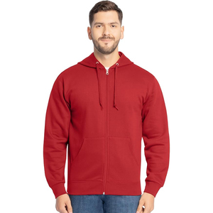 Haute Qualité Hommes Zipper Hoodies Marque Privée En Gros Full Zip Sweats Élégant Coton Polaire Hoodies 2025 - Product Image 1