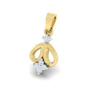 Colgante de Oro Certificado con Diamantes Reales (0.07ct Peso Total) 5 Piezas Elegantes Dijes de Diamantes Oro 14Kt/18Kt (Amarillo/Rosa/Blanco) - Product Image 4